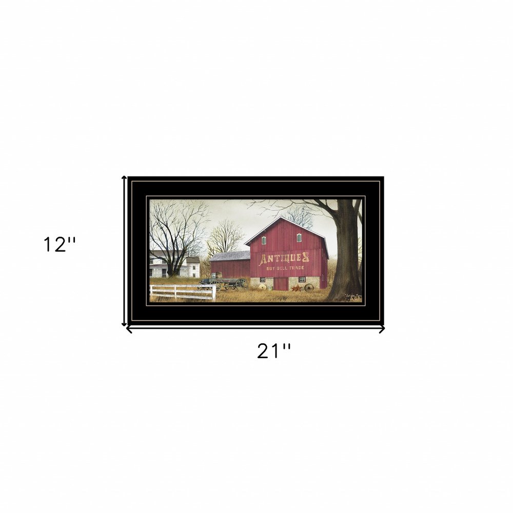 Antique Barn 6 Black Framed Print Wall Art — view 3