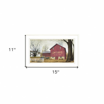 Antique Barn 1 White Framed Print Wall Art HomeRoots
