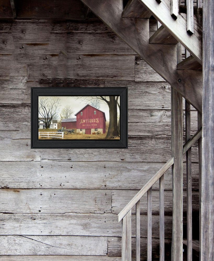 Antique Barn 2 Black Framed Print Wall Art — view 2