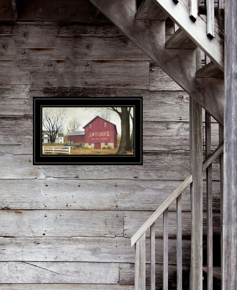 Antique Barn 3 Black Framed Print Wall Art — view 2