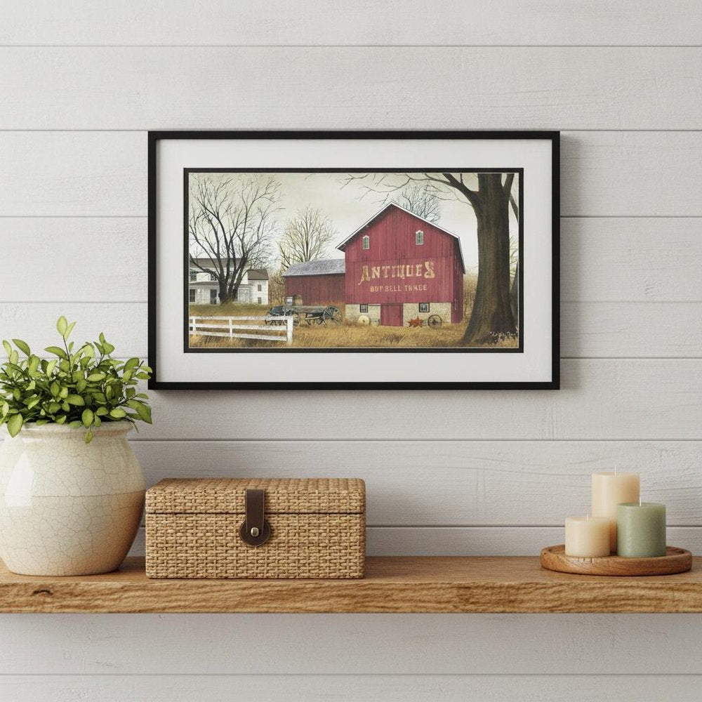 Antique Barn 3 Black Framed Print Wall Art HomeRoots