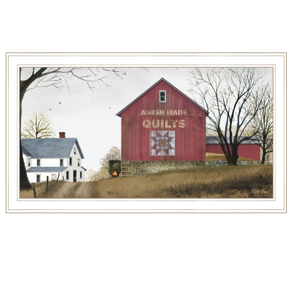 The Quilt Barn 4 White Framed Print Wall Art — view 1