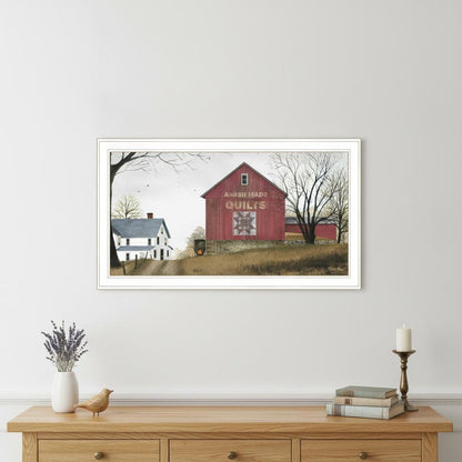 The Quilt Barn 4 White Framed Print Wall Art HomeRoots
