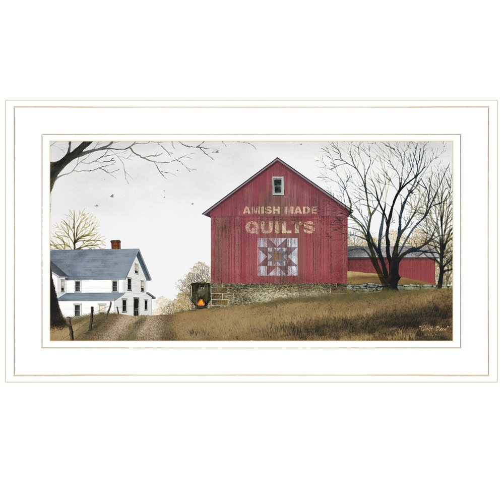 The Quilt Barn 2 White Framed Print Wall Art HomeRoots