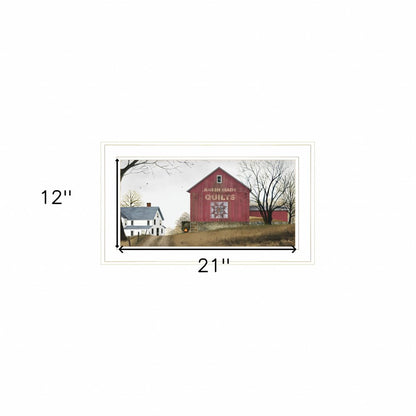 The Quilt Barn 2 White Framed Print Wall Art HomeRoots