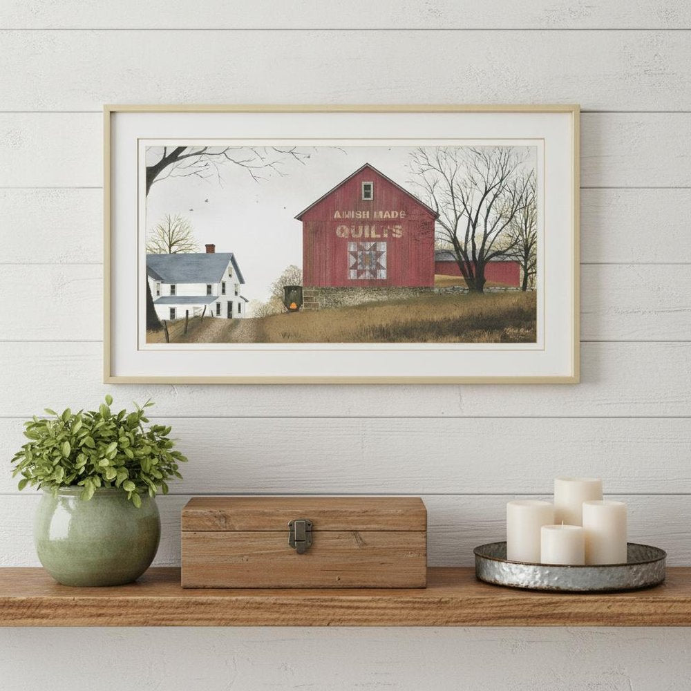 The Quilt Barn 2 White Framed Print Wall Art HomeRoots