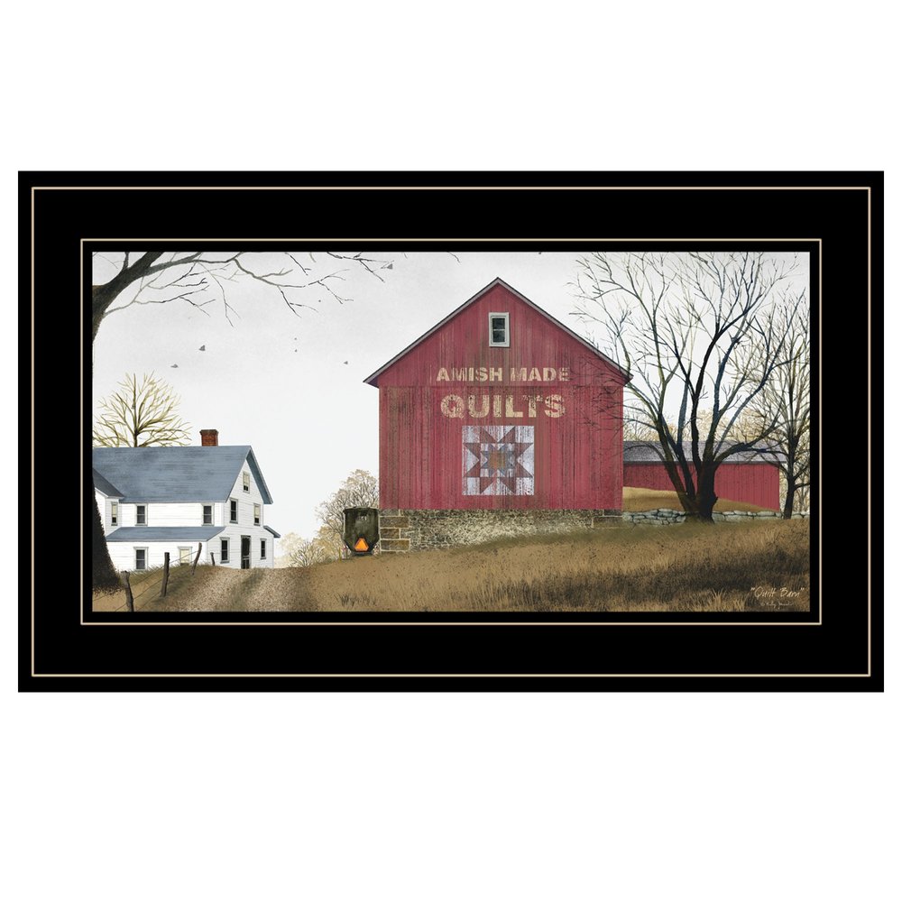 The Quilt Barn 3 Black Framed Print Wall Art — view 2