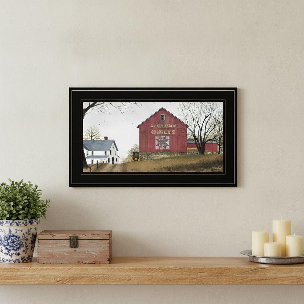 The Quilt Barn 3 Black Framed Print Wall Art HomeRoots