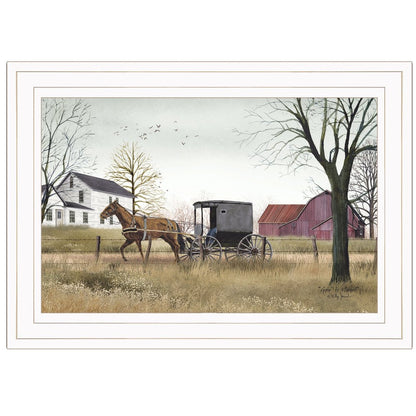 Goin to Market 1 White Framed Print Wall Art HomeRoots