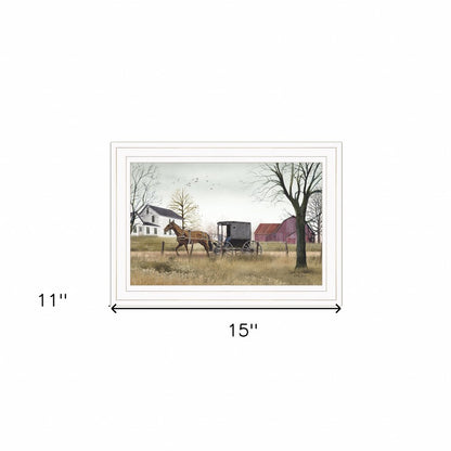 Goin to Market 1 White Framed Print Wall Art HomeRoots