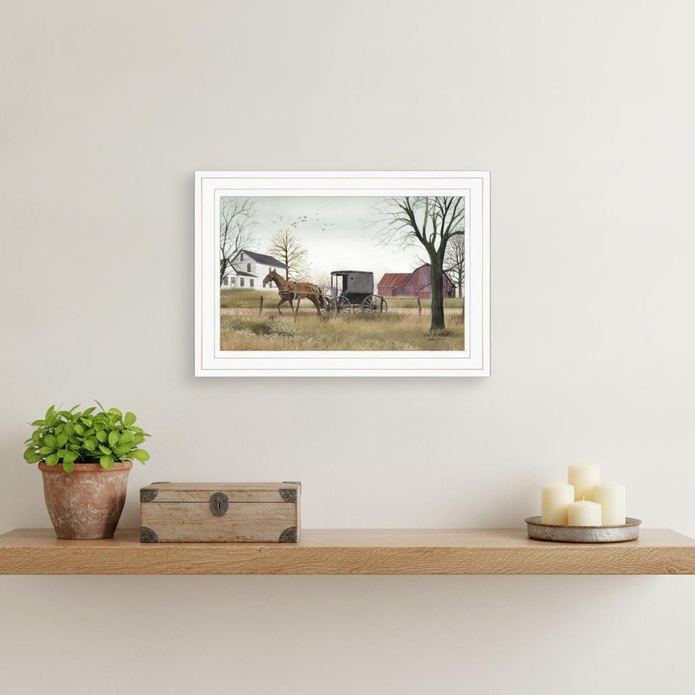 Goin to Market 1 White Framed Print Wall Art — view 8