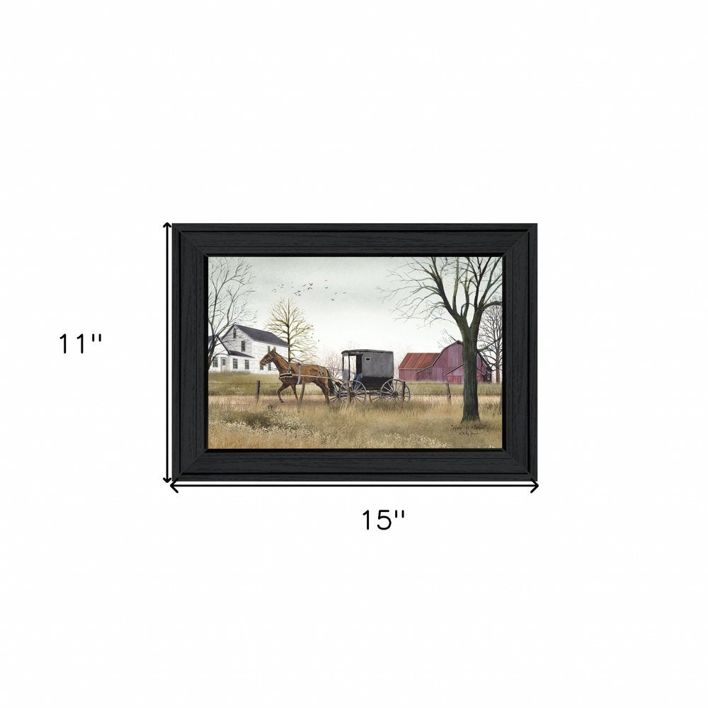 Goin to Market 2 Black Framed Print Wall Art — view 3