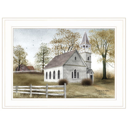Sunday Go To Meetin 2 White Framed Print Wall Art HomeRoots