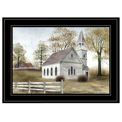 Sunday Go To Meetin 3 Black Framed Print Wall Art HomeRoots