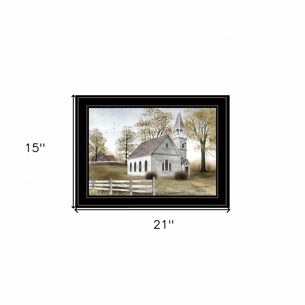 Sunday Go To Meetin 3 Black Framed Print Wall Art — view 4