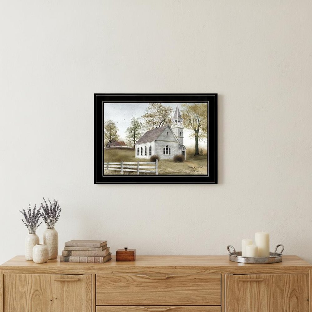 Sunday Go To Meetin 3 Black Framed Print Wall Art — view 5
