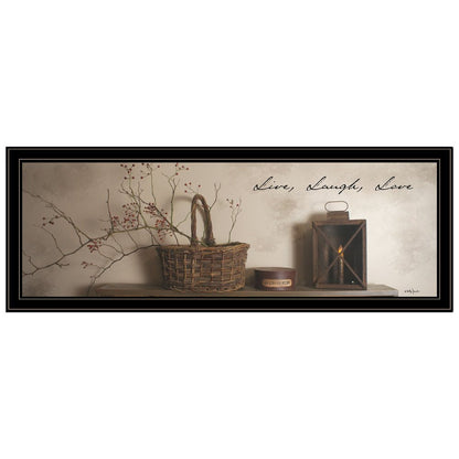 Live Laugh and Love 4 Black Framed Print Wall Art HomeRoots