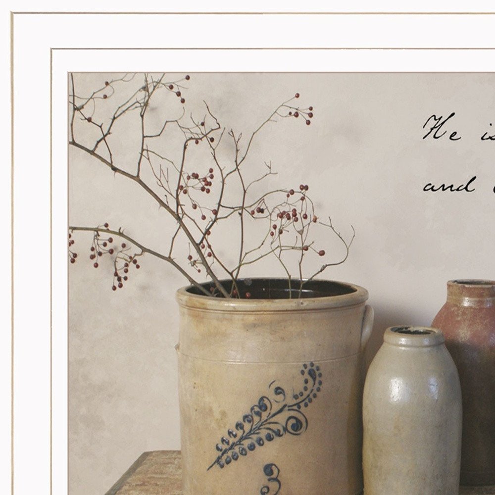 He is the Potter 1 White Framed Print Wall Art — view 4