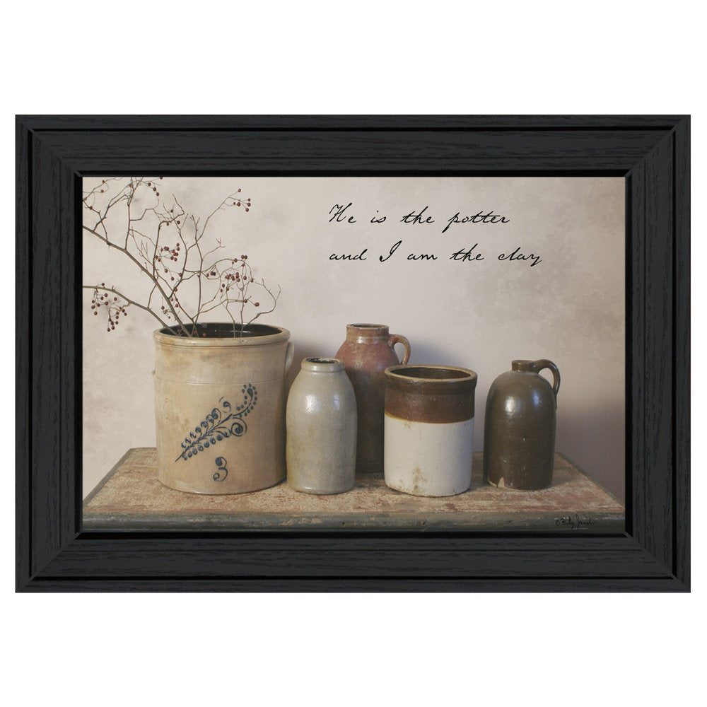 He is the Potter 2 Black Framed Print Wall Art — view 1