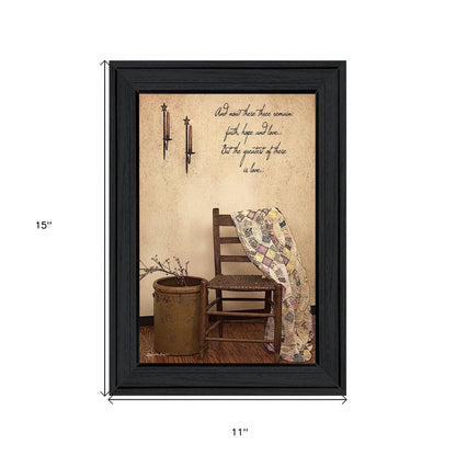 These Three Remain 2 Black Framed Print Wall Art HomeRoots
