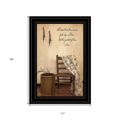 These Three Remain 3 Black Framed Print Wall Art HomeRoots