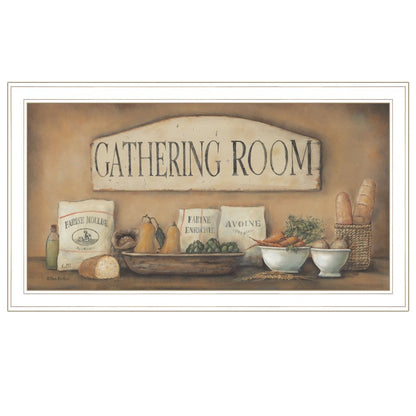 Gathering Room 1 White Framed Print Kitchen Wall Art HomeRoots
