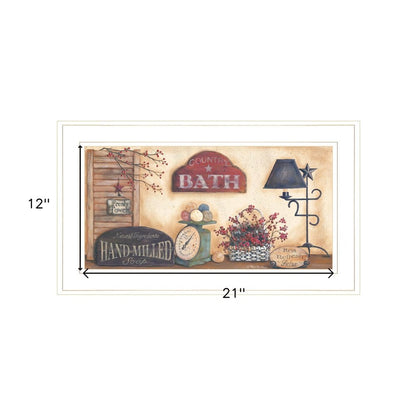 Country Bath 8 White Framed Print Bathroom Wall Art HomeRoots