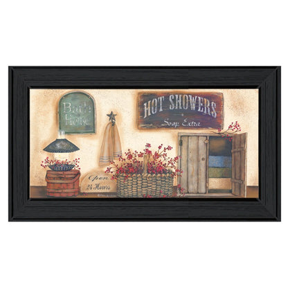 Bath House Collection 2 Black Framed Print Bathroom Wall Art HomeRoots