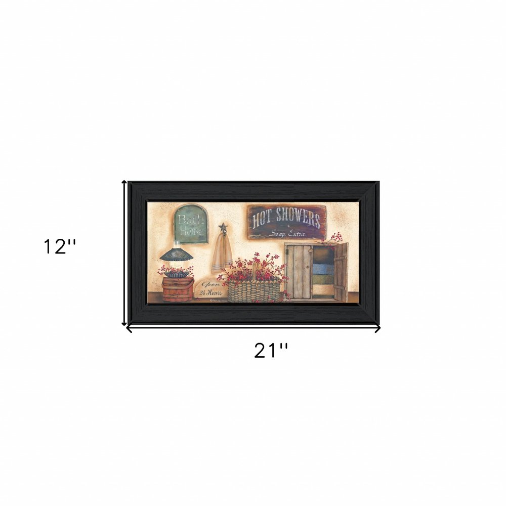 Bath House Collection 2 Black Framed Print Bathroom Wall Art HomeRoots