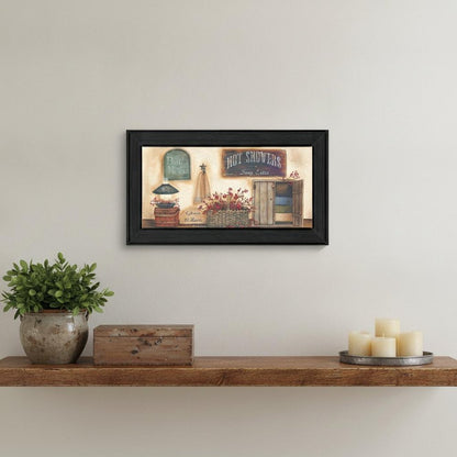 Bath House Collection 2 Black Framed Print Bathroom Wall Art HomeRoots