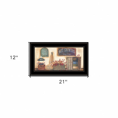 Bath House Collection 3 Black Framed Print Bathroom Wall Art HomeRoots