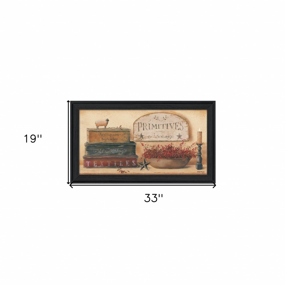 Primitives and Vintage 1 Black Framed Print Wall Art — view 3