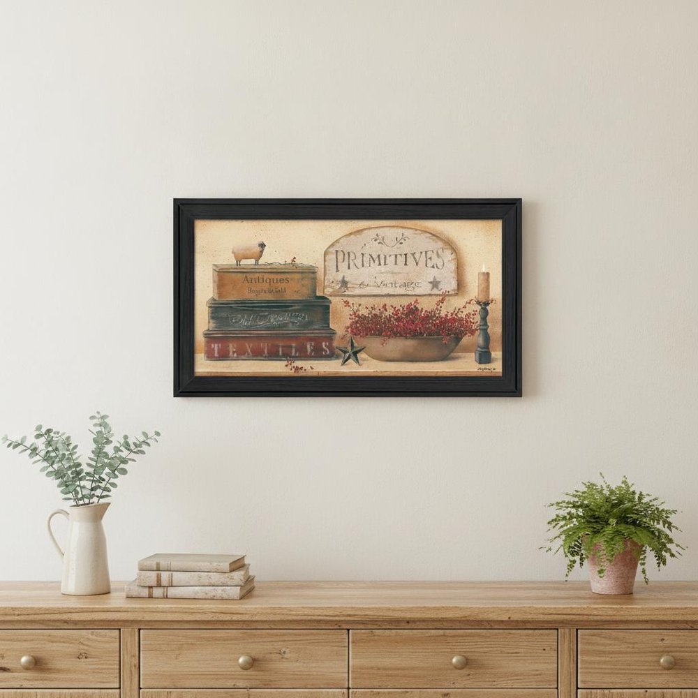 Primitives and Vintage 1 Black Framed Print Wall Art — view 4