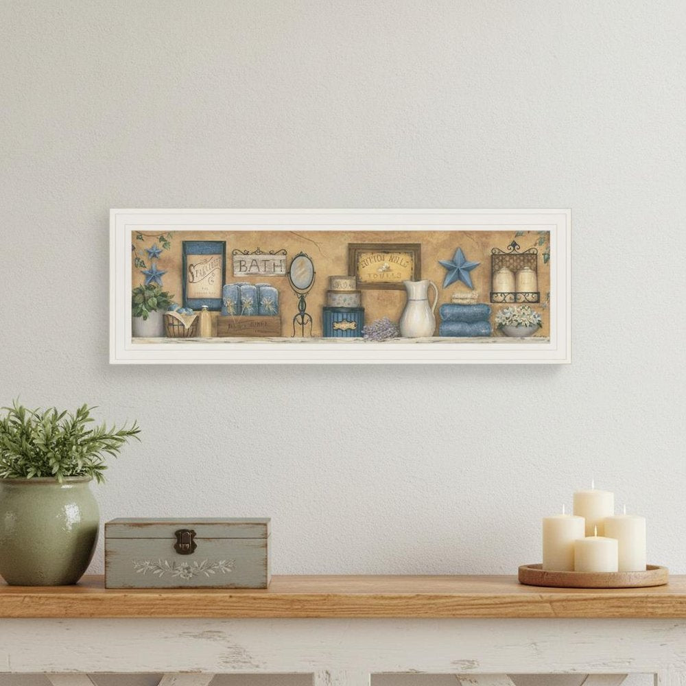 Starlight Bath 2 White Framed Print Bathroom Wall Art HomeRoots