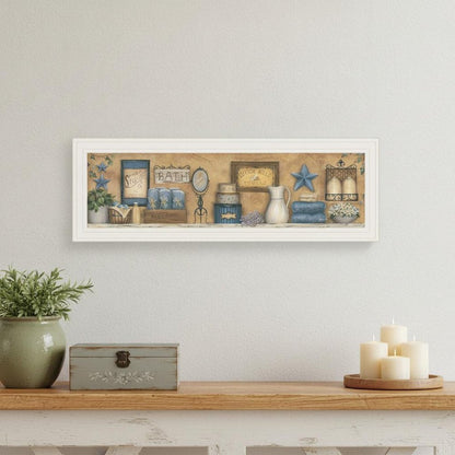 Starlight Bath 2 White Framed Print Bathroom Wall Art HomeRoots