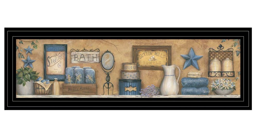 Starlight Bath 3 Black Framed Print Bathroom Wall Art HomeRoots