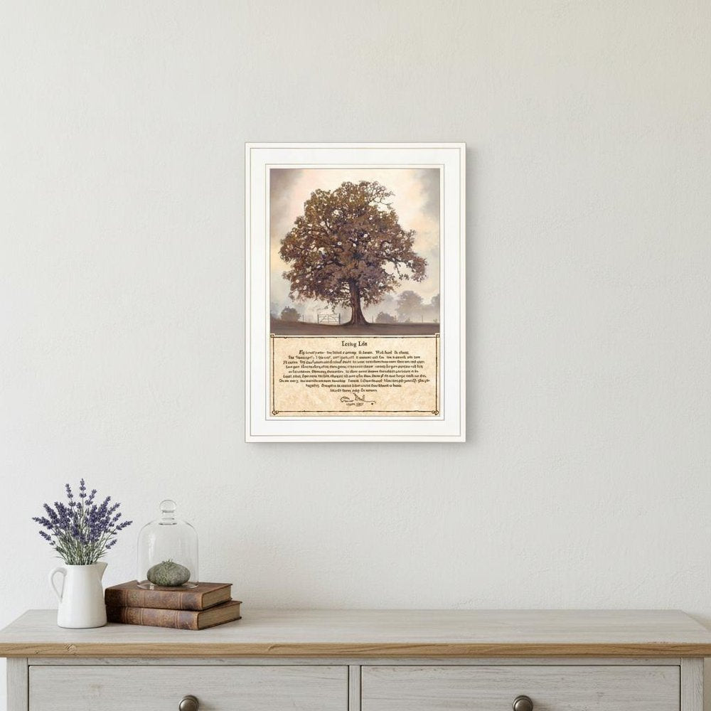 Living Life 5 White Framed Print Wall Art HomeRoots