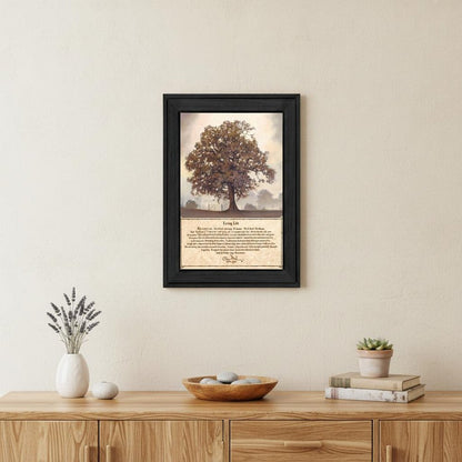 Living Life 6 Black Framed Print Wall Art HomeRoots