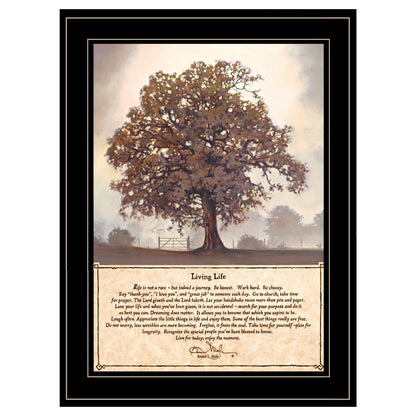 Living Life 2 Black Framed Print Wall Art HomeRoots