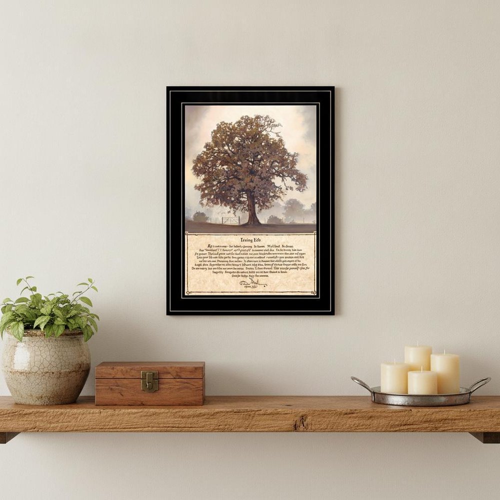 Living Life 2 Black Framed Print Wall Art — view 4