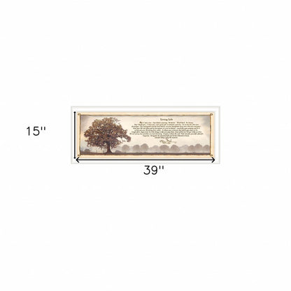 Living Life 10 White Framed Print Wall Art HomeRoots