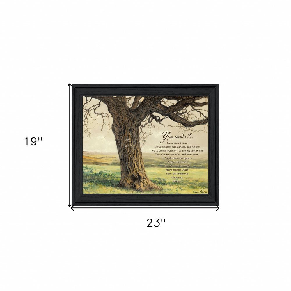 Forever 4 Black Framed Print Wall Art HomeRoots