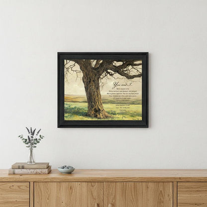 Forever 4 Black Framed Print Wall Art