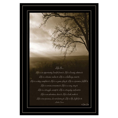 Life is 4 Black Framed Print Wall Art HomeRoots