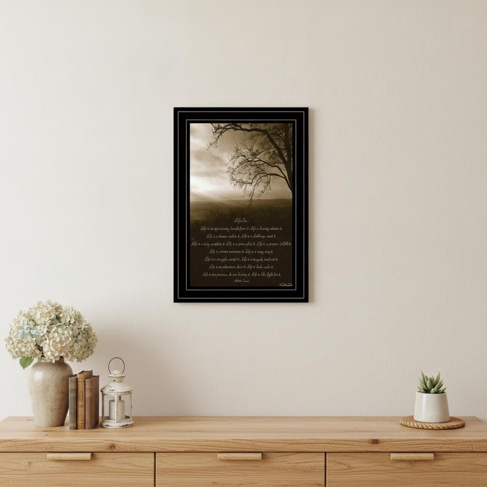 Life is 4 Black Framed Print Wall Art HomeRoots