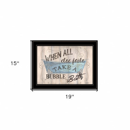 Take A Bubble Bath 2 Black Framed Print Bathroom Wall Art HomeRoots