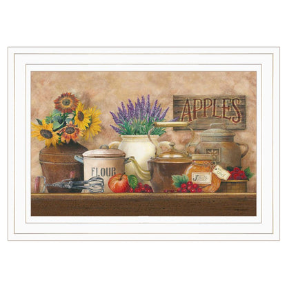 Antique Kitchen 1 White Framed Print Kitchen Wall Art HomeRoots