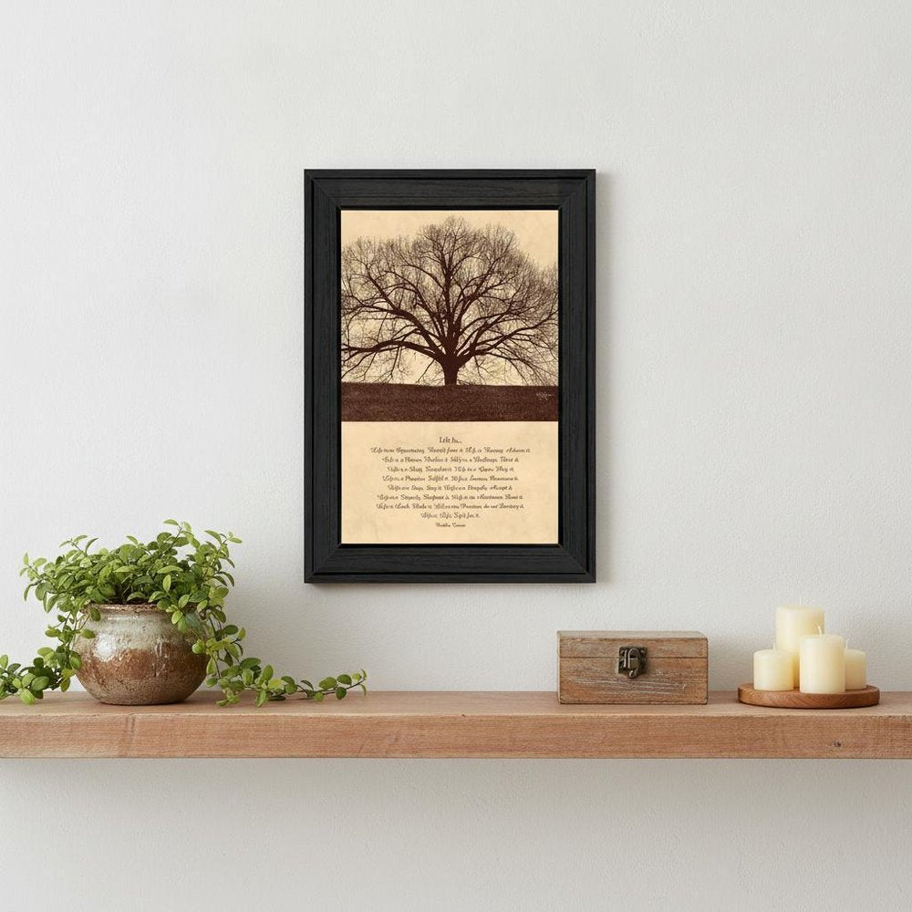 Life Is 6 Black Framed Print Wall Art HomeRoots