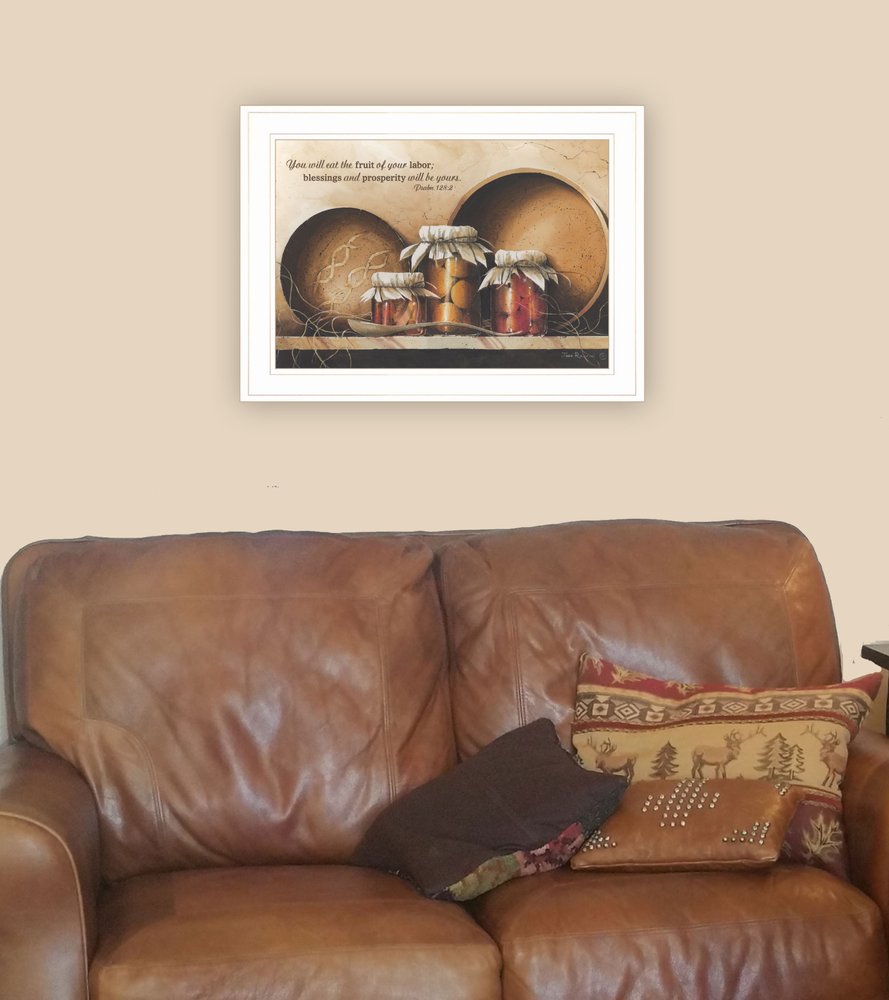 Blessings and Prosperity 2 White Framed Print Wall Art HomeRoots