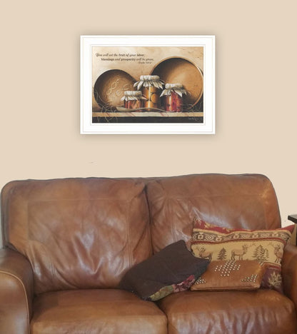 Blessings and Prosperity 2 White Framed Print Wall Art HomeRoots